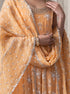 Kesariya Anarkali with Kesariya Pants